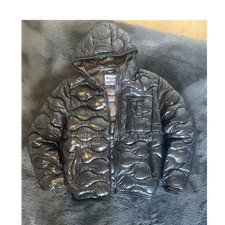 Blauer Herren Daunenjacke mit
