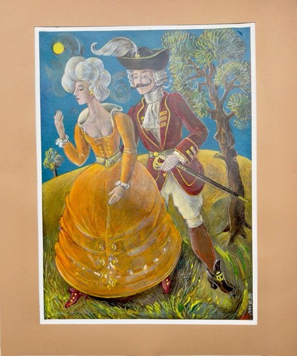 Original russische abstrakte