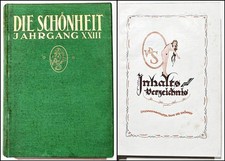 Die schönheit band 1927 - die, 23.