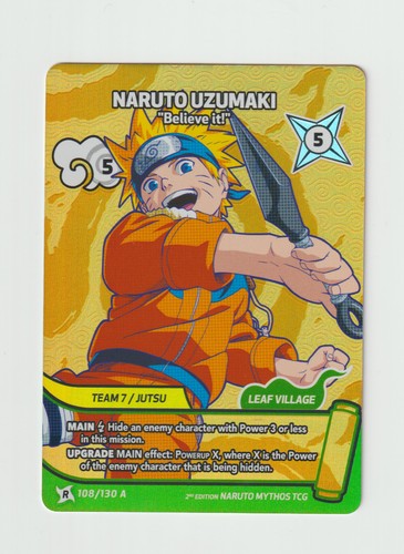 Naruto mythos tcg rare - naruto,