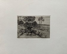 Radierung Martin Paul Müller