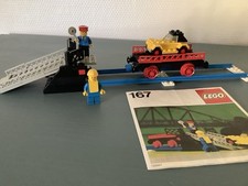 LEGO Eisenbahn -  Auto Verladestation 167 - vollständig mit Bauanleitung