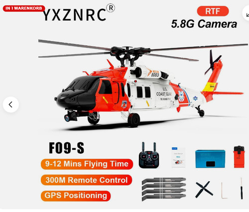 Yxznrc hubschrauber f09 s - rc,