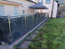 Edelstahl Balkon Geländer Alu