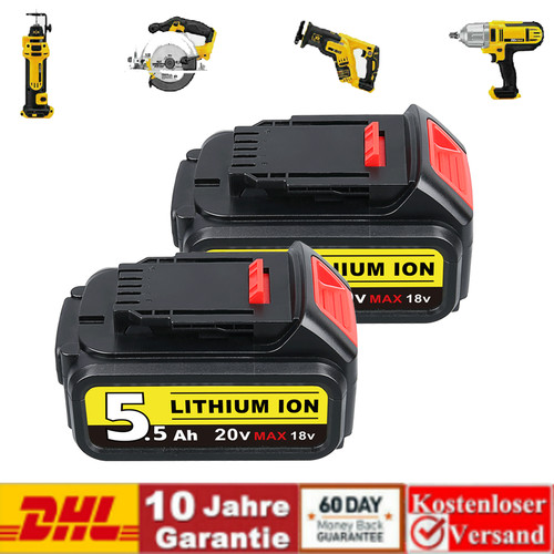 Für dewalt akku 18v 5 - 18v, 5,5