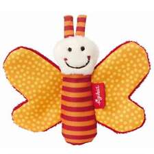 Sigikid Knister Schmetterling Greifling 41181 orange 9cm Baby Spielzeug