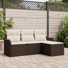 vidaXL Garten-Sofa-Set mit