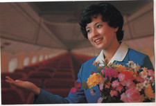 Rare Ansichtskarte: Stewardess der CAAC (VR China)