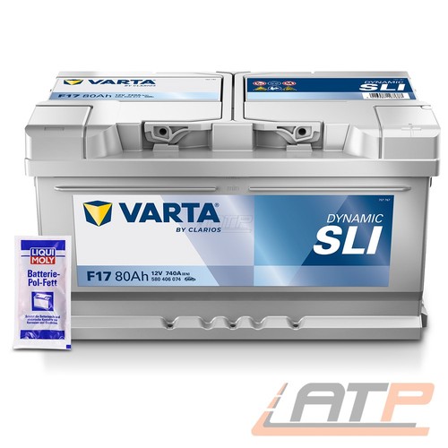 Varta autobatterie 12v 80ah - autobatterie,
