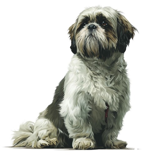 Sticker shih tzu - 4x,