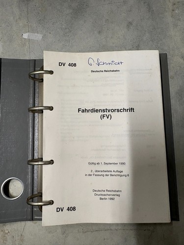 Fahrdienstvorschrift 408 - fahrdienstvorschrift, dv