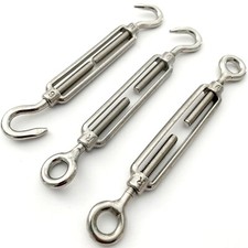 Spannschloss Edelstahl A4 Drahtseil Seilspanner Spannschraube Spanner Haken Öse