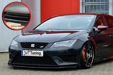Frontspoilerlippe mit Wing ABS für Seat Leon 5F Cupra FR schwarz glanz mit ABE