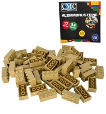 100 Klemmbausteine  Beige
