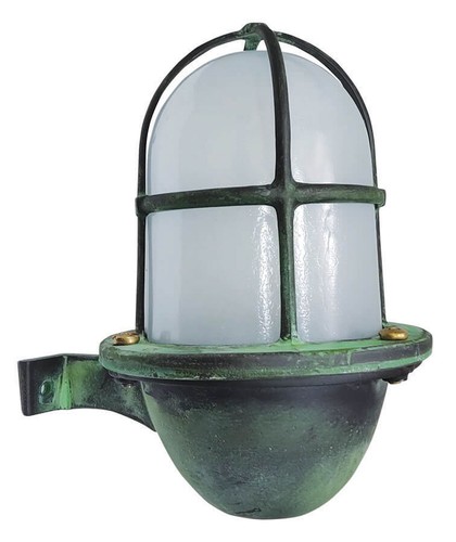 Wandlampe außen e27 messing - e27,
