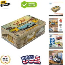 Retro storage tin box flat