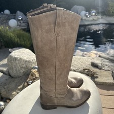 9heelshoes for People Leder Stiefel Boots Cowboy Damen Western Used Look Patina