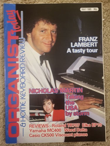 Vintage organist today home - vintage, &