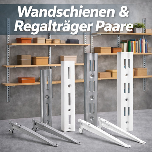 Wandschienen regalträger - wandschienen,
