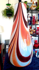XXL Große schwere Glas Vase - MURANO by Carlo Moretti - Höhe 40 cm - 2,5 kg