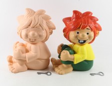 Pumuckl === 2 x große Figur 17 cm / Spardose Fa. Haco ( inkl Schlüssel !)