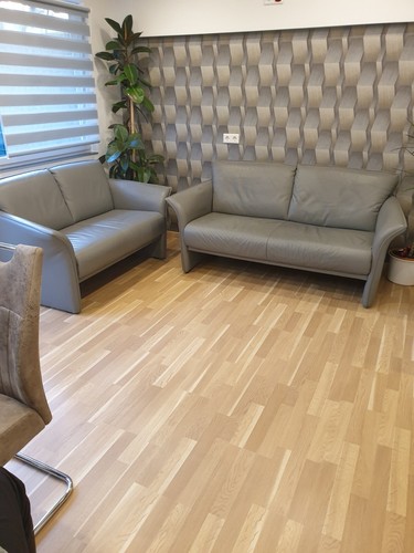 Echt leder sofa - sofa, gebraucht
