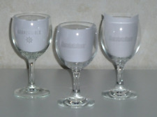 3 x Gerolsteiner Wasser Glas / Gläser, Trinkglas, Stielglas Wasserglas 0,1l