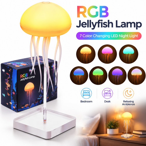Quallen nachtlicht led lampe - nachtlicht,