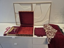 Koran Set Box Islam Geschenkbox in Zikir Tesbih Kopftuch edles Gebetsteppich Set