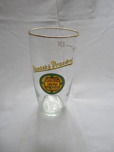 Tschechisches glas bierglas - tschechisches,