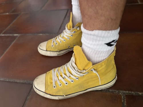 Converse chucks high - 42, gelb