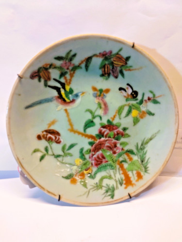 Chinesischer teller famille - chinesischer,