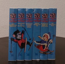 6 VHS Kassette Landmaus und Stadtmaus auf Reisen Set 1999 Readers Digest Neu OVP