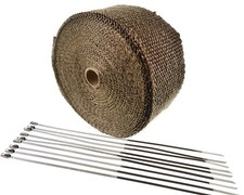 Hitzeschutzband 15m titan - 15m,