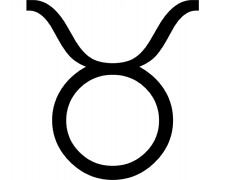 Aufkleber Sternzeichen Stier