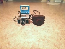 Pentona II 2 Kleinbildkamera mit Trioplan 3,5/45 Objektiv - Vintage + Blitzgerät