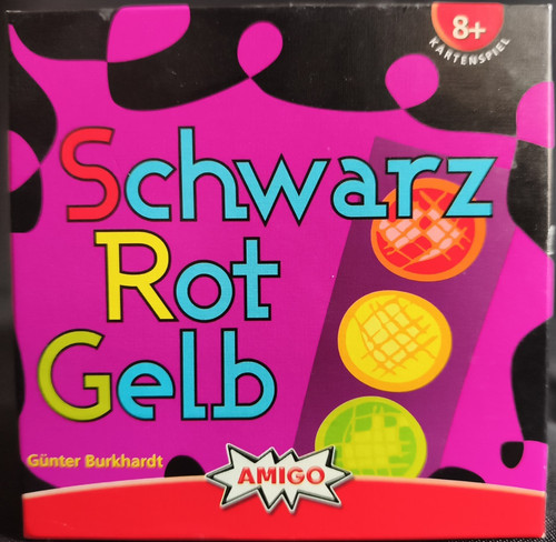 Schwarz rot gelb - rot, von