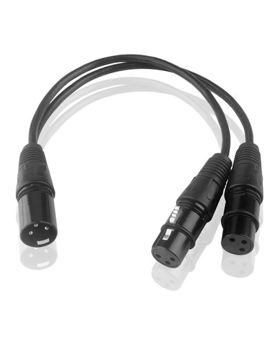 Xlr splitterkabel kupfer - xlr, y-splitterkabel