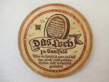  Alter Mauxion Schokolade Hotel Reklame Bierdeckel Das Loch Saalfeld Werbung