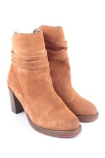 POST XCHANGE Reißverschluss-Stiefeletten Damen Stiefeletten Gr. DE 36 braun