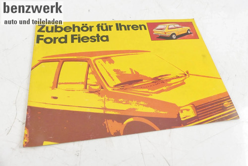 Ford fiesta mk1 beiblatt - fiesta,