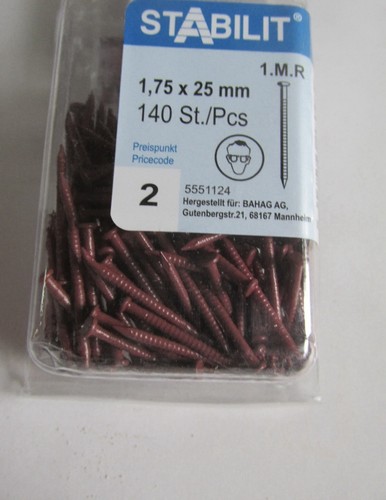 Packung color nägel 75x25mm - nägel, 1,75x25mm
