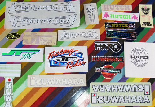 Vtg 1980s asstd bmx - sticker,