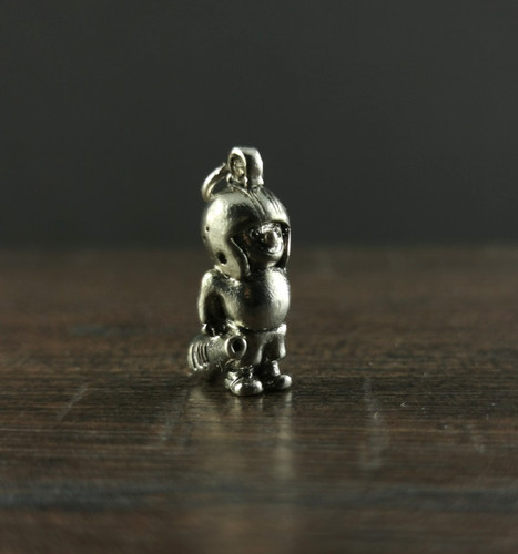 Charms silber 925 football - charms,