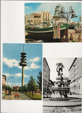 47/578 AK  DRESDEN BRUNNEN HANNOVER FERNMELDETURN OLDTIMER HOTEL CALTALUNA BOOT