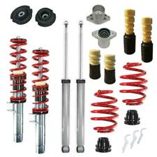 Red Premium Sport Gewindefahrwerk Domlager Staubschutz Set paßt für Audi A6 4B