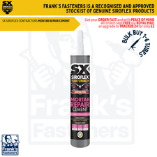 SX Siroflex Bauunternehmer MÖRTELREPARATURZEMENT in GRAU / POLIERT ?GROSSEINKAUF 1-6ER PACKUNG