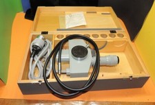 Carl Zeiss Jena Fotoaufsatz mit Lichtleiter Eingang in Holzbox