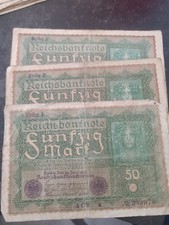 Fünfzig  Mark Reichsbanknote