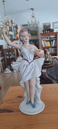 Porzellan figur tänzerin arpo - figur, tänzerin"arpo